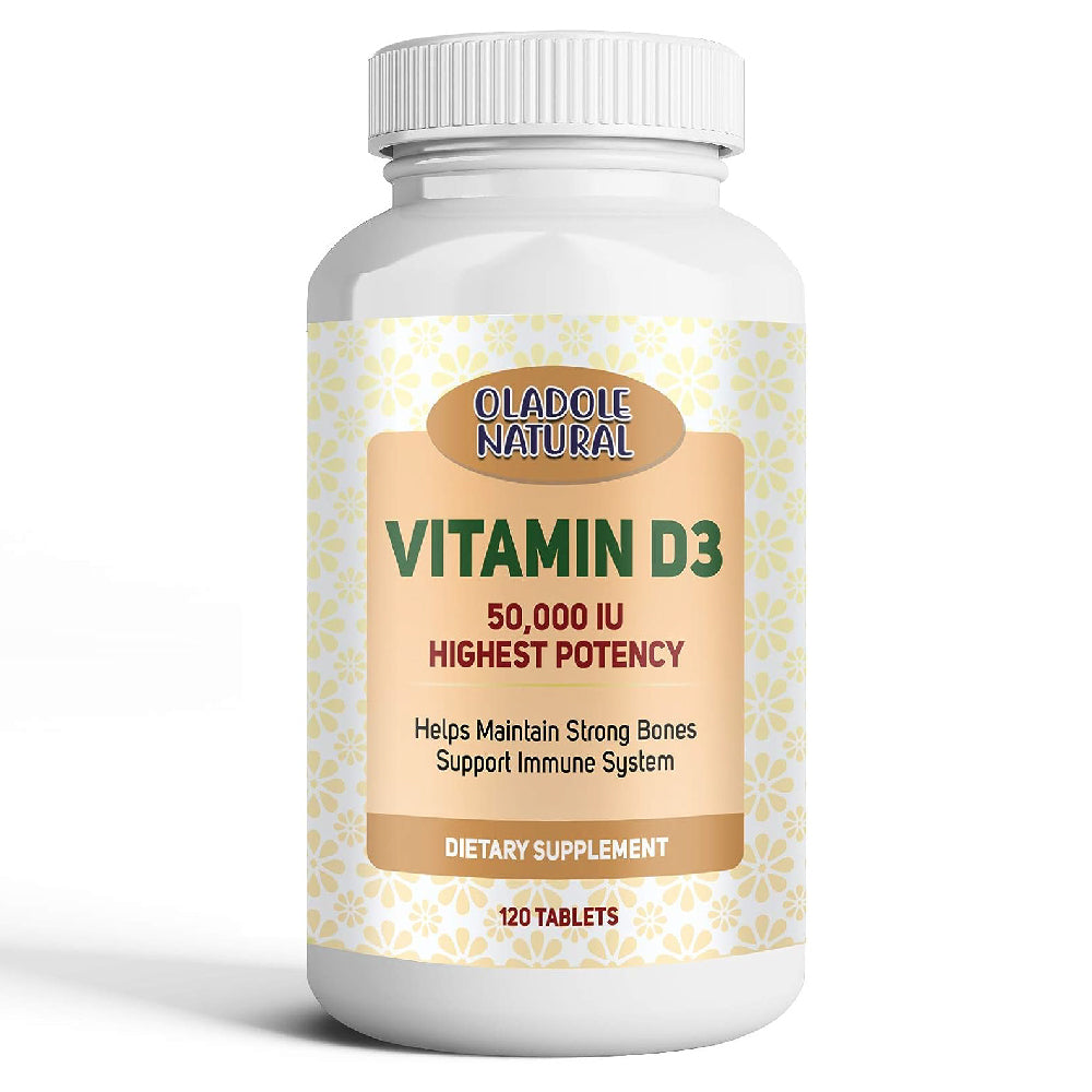 Vitamin D3 50,000 IU 120 Tablets