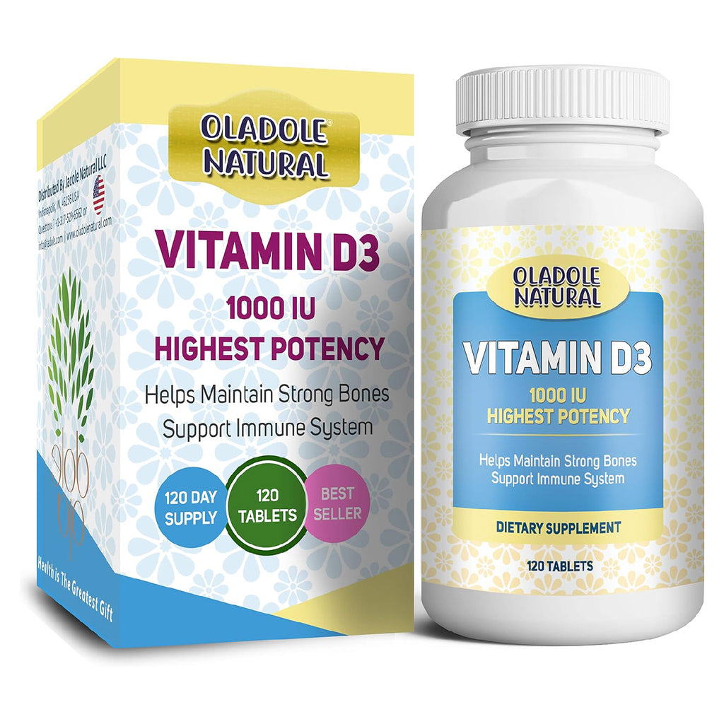 Vitamin D3 1000 iu 120 Tablets