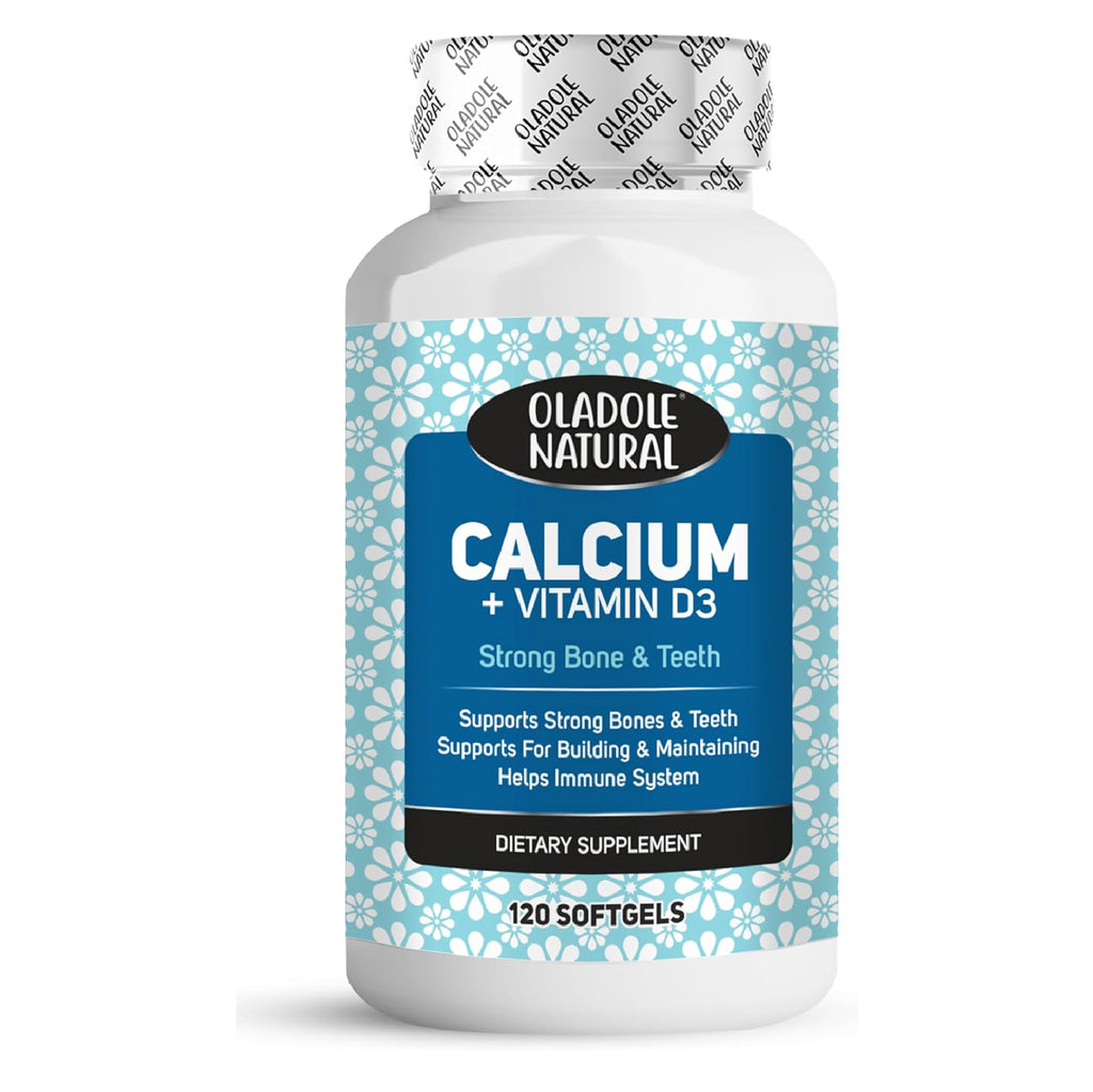 Calcium + Vitamin D3 Supplement 120 Softgels