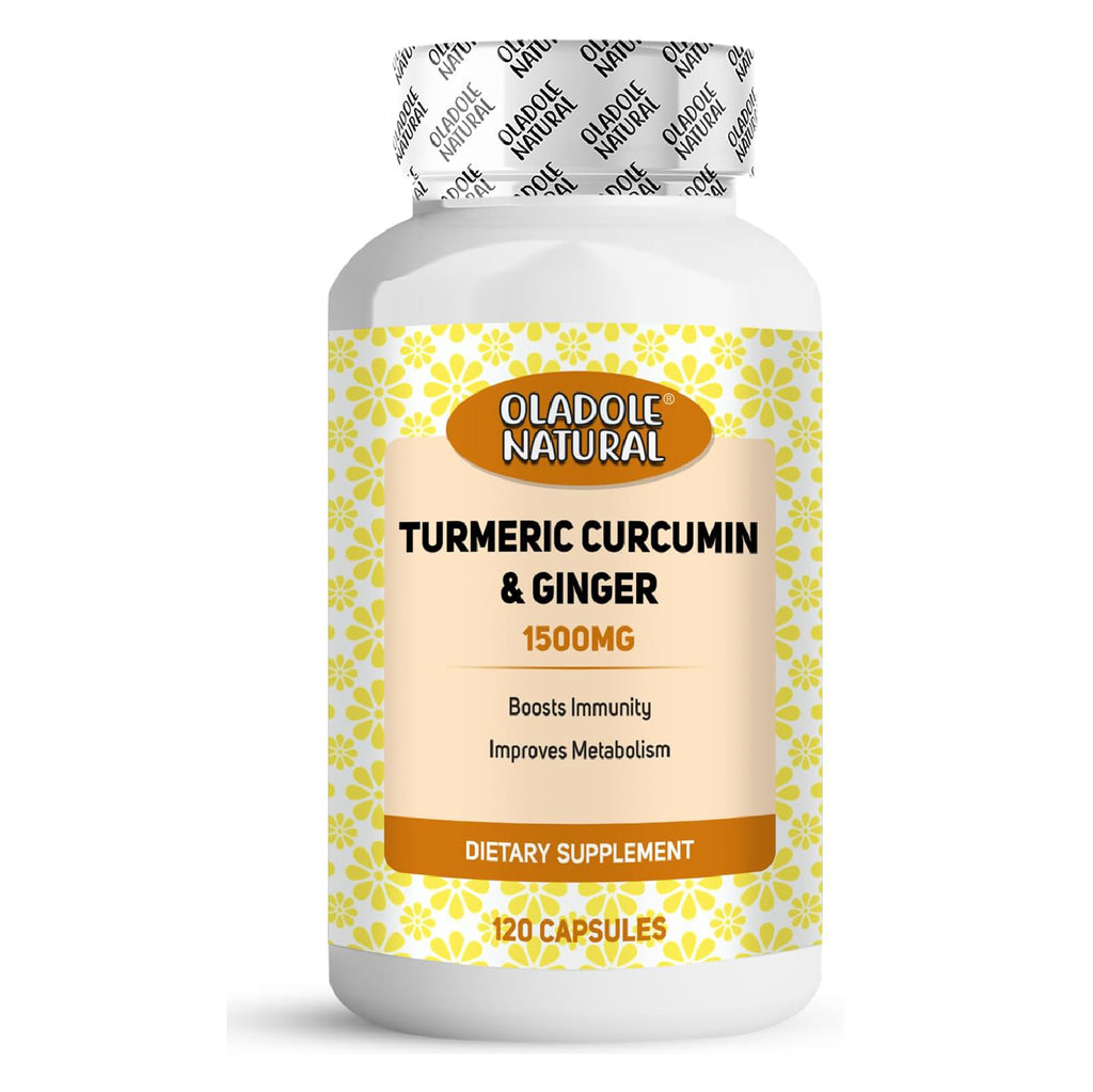 Turmeric Curcumin & Ginger 1500mg 120 Capsules