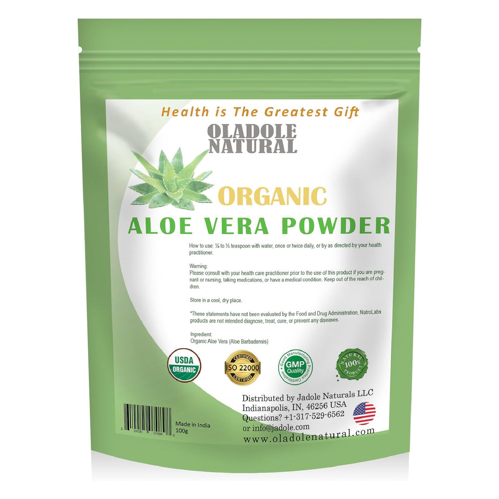 Natural Aloe Vera Leaf Powder