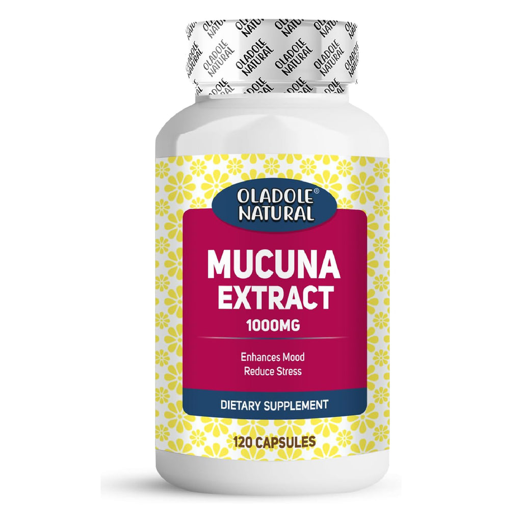 Mucuna Extract 1000 mg, 120 Capsule