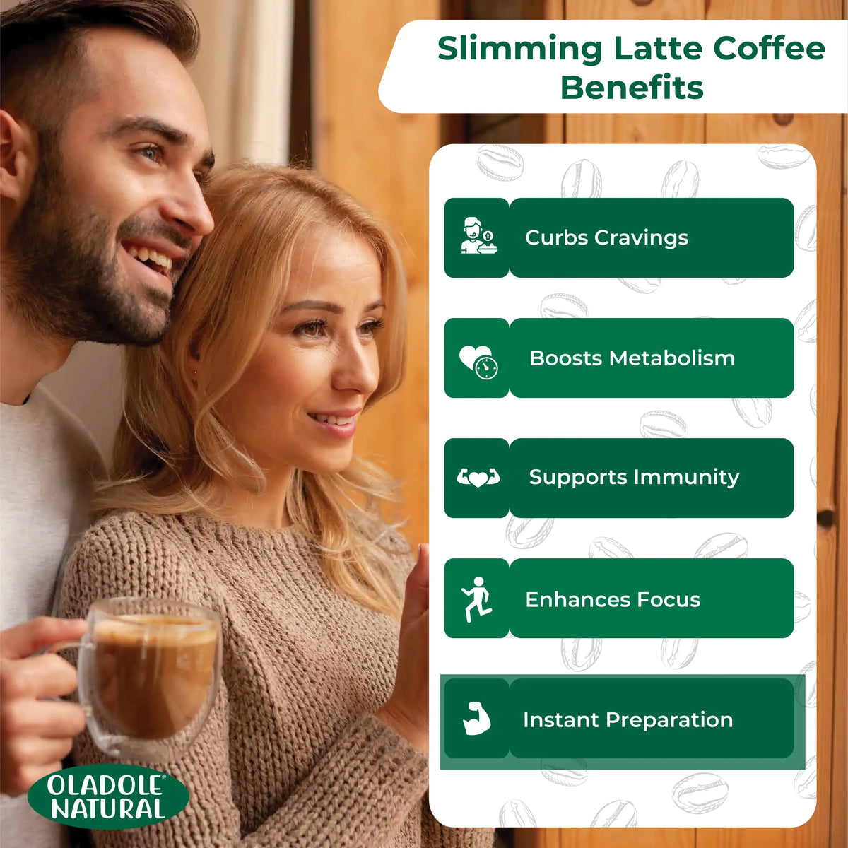 10 Days Slimming Coffee Latte 15g x 10 Packets – Oladole Store