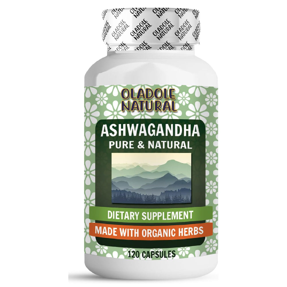 Ashwagandha Relieves Stress and Boosts Energy 450mg 120 Capsules