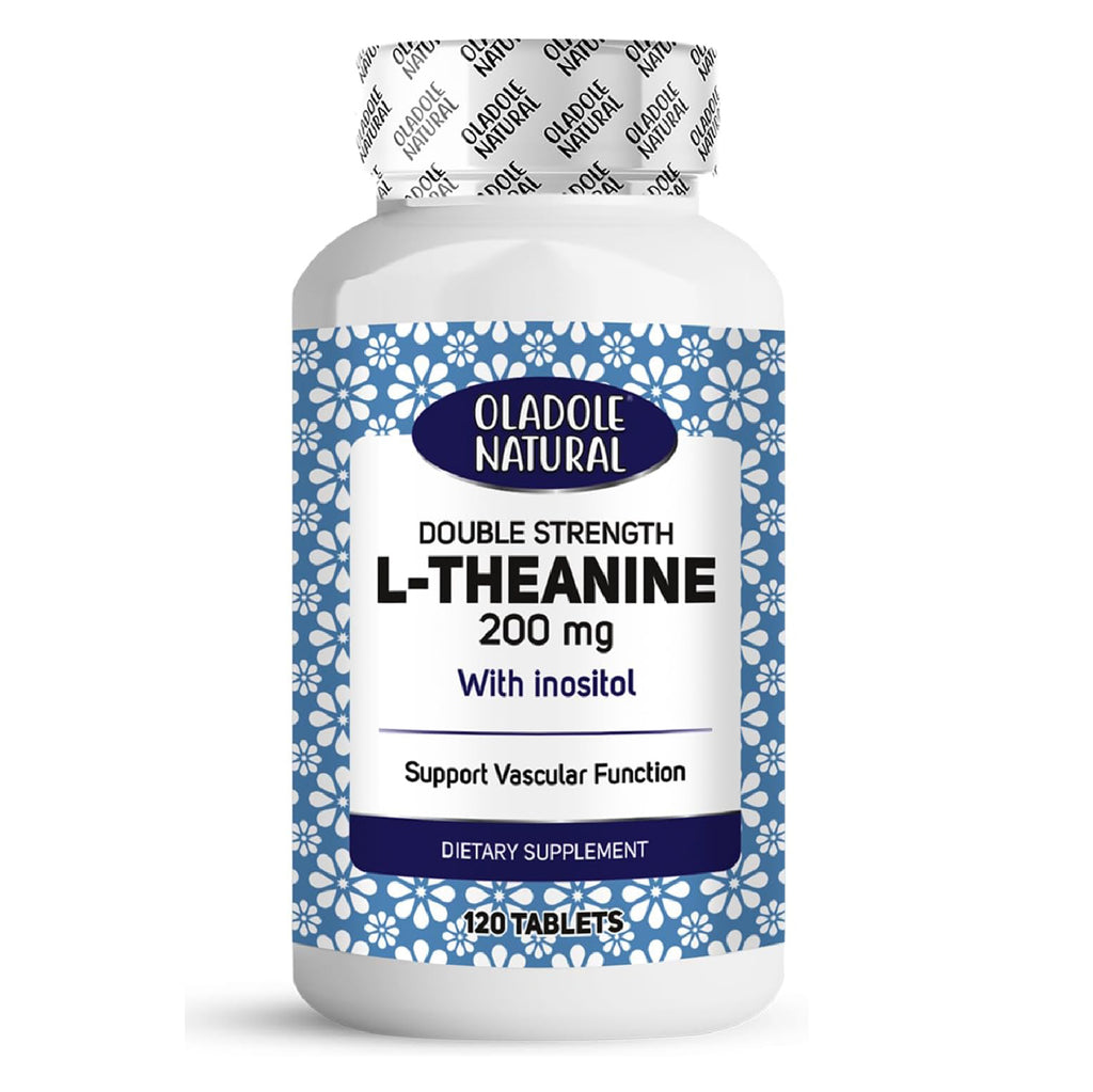 L-Theanine 200Mg Double Strength with Inositol 120 Tablets