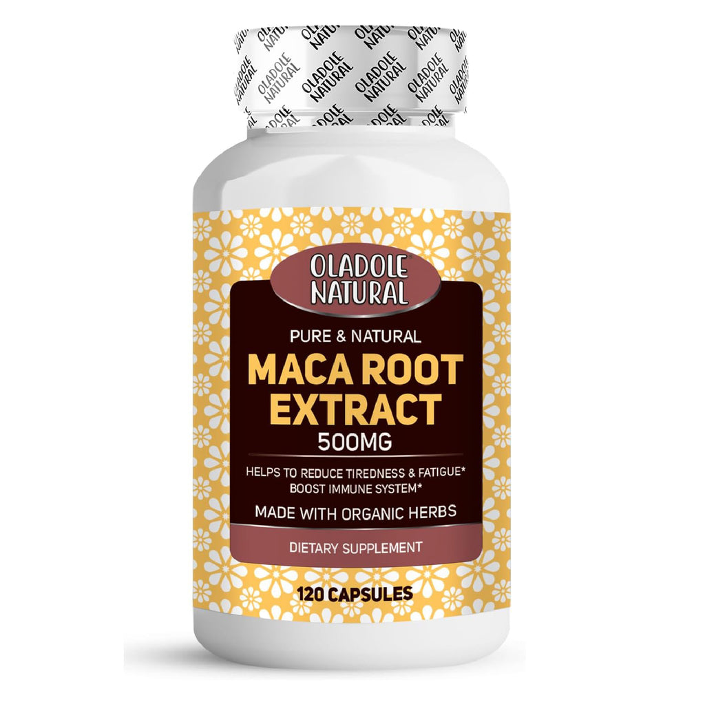 Maca Root Extract 500mg 120 Vegan Capsules