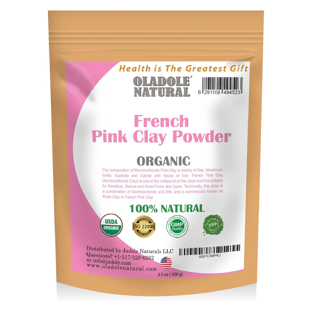 French Pink Clay powder, 100g