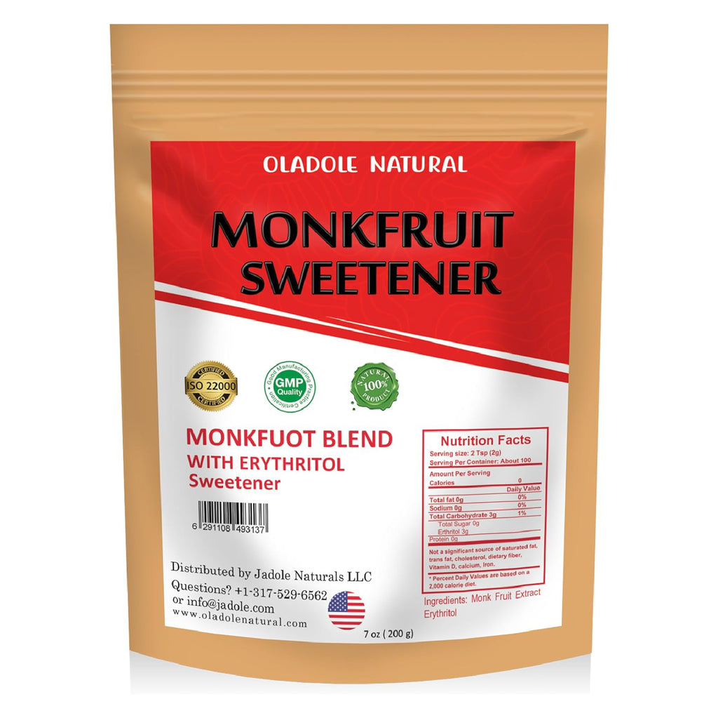 Monk Fruit Sweetener 200g with Erythritol Sugar
