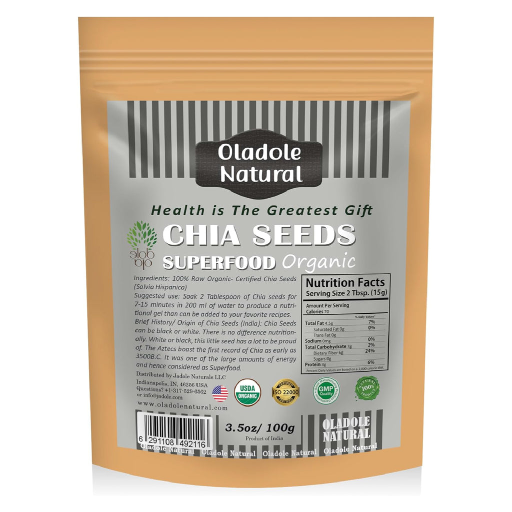 Organic Premium Black Chia Seeds 100g