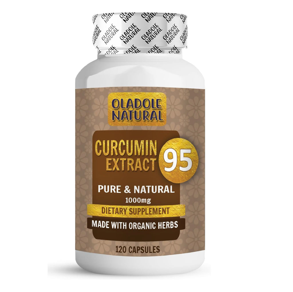 Curcumin 95 Turmeric Extract 1000 mg, 120 Veg Capsules