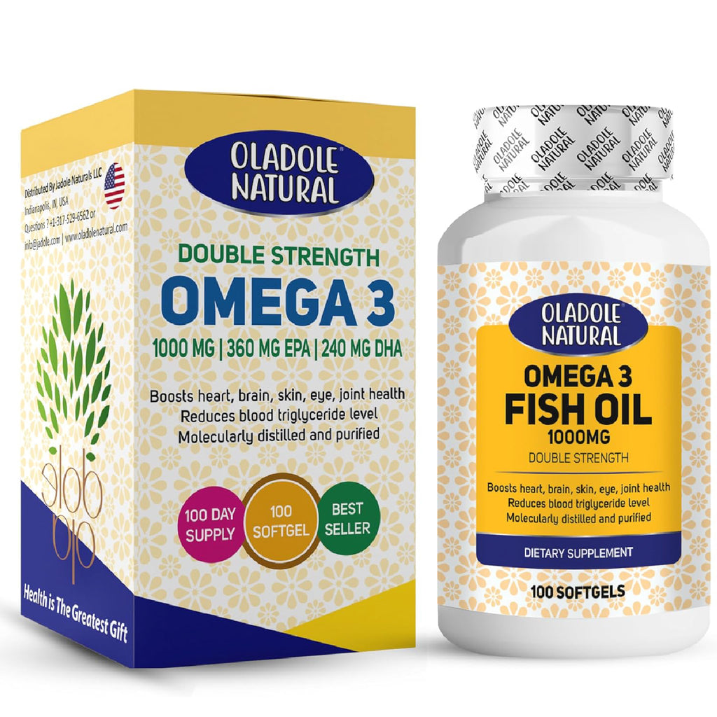 Omega 3 Fish Oil 1000mg 100 Softgel