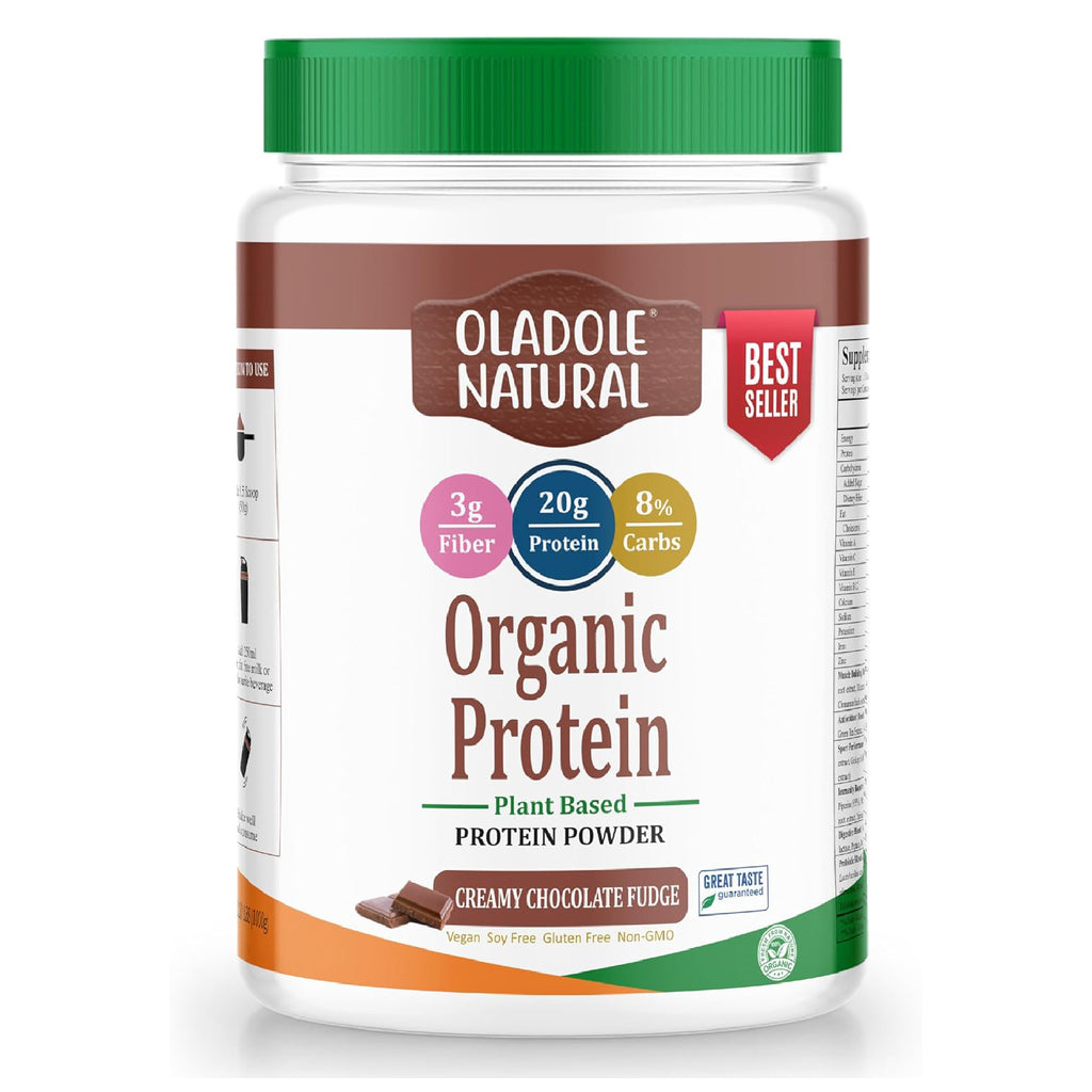 Plant Based Organic Protein Powder 1Kg Chocolate Halal