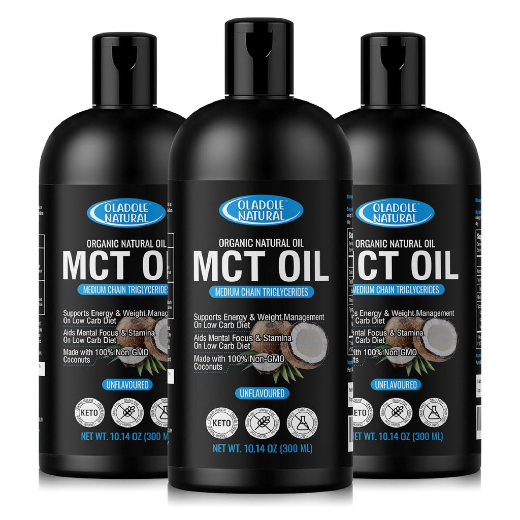 Organic MCT Oil Pack of 3 Each 300ml