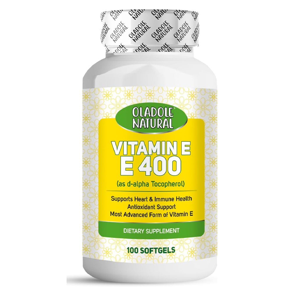 Vitamin E 400 D-Alpha Tocopherol 268mg -100 Softgels