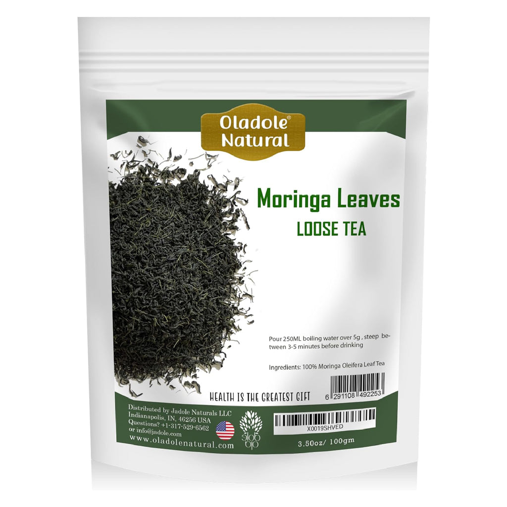 أوراق المورينغا أوليفيرا، شاي فضفاض، 100 جرام