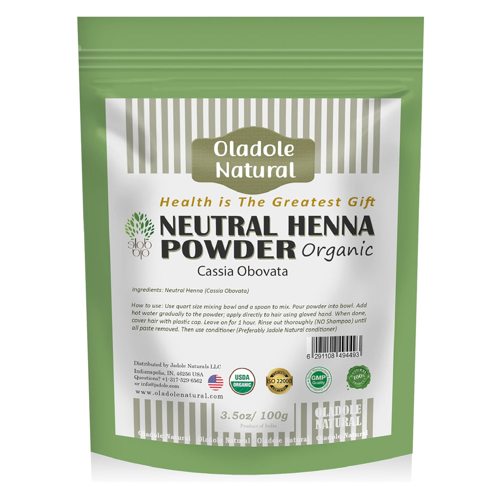 Neutral Henna Powder Organic Cassia obovate 100 g