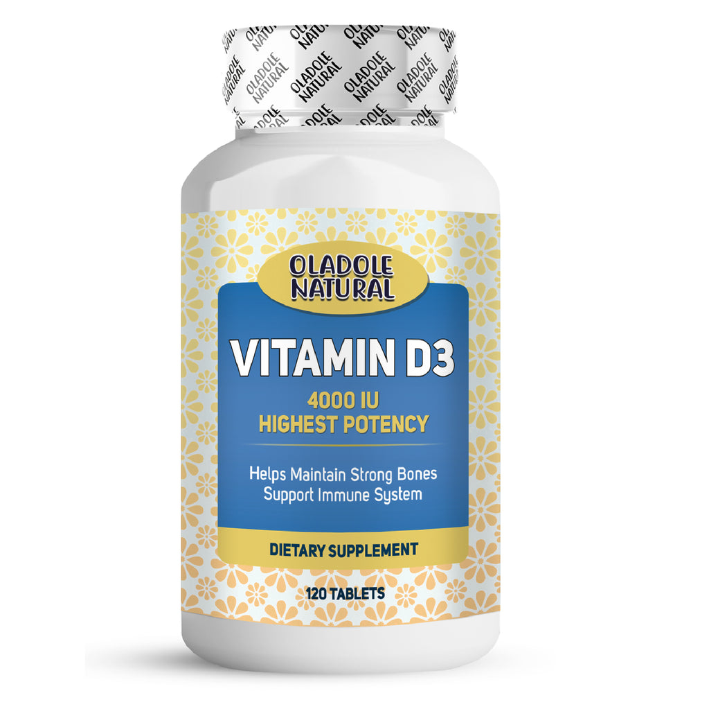 Vitamin D3 4000 iu High Potency 120 Softgel