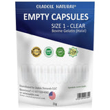 Empty Capsules Size 1 Clear 31 g