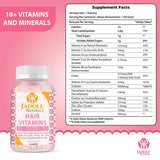 Hair Vitamins 60 Gummies with Vitamin C, Biotin & Folic Acid