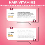 Hair Vitamins 60 Gummies with Vitamin C, Biotin & Folic Acid