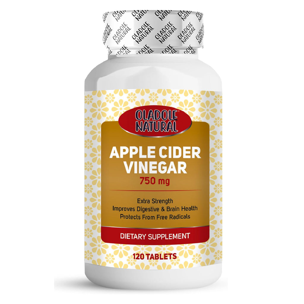 Apple Cider Vinegar 750 mg 120 Tablets