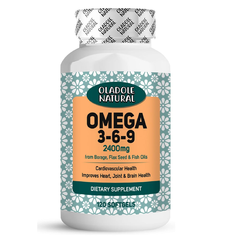 Omega 3-6-9 from Borage, Flaxseed and Fish Oils, 2400mg 120 softgels