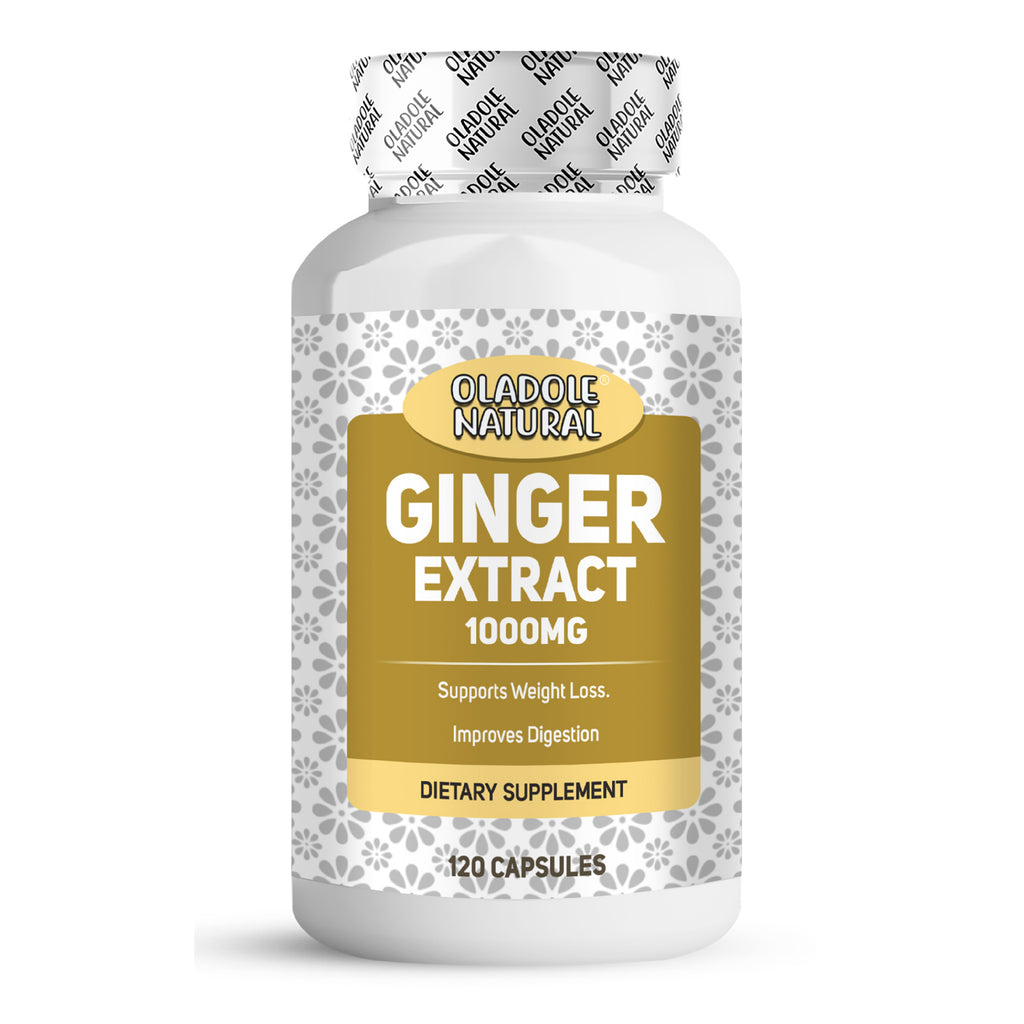 Ginger Root Extract Supplement 1000 mg 120 Capsules