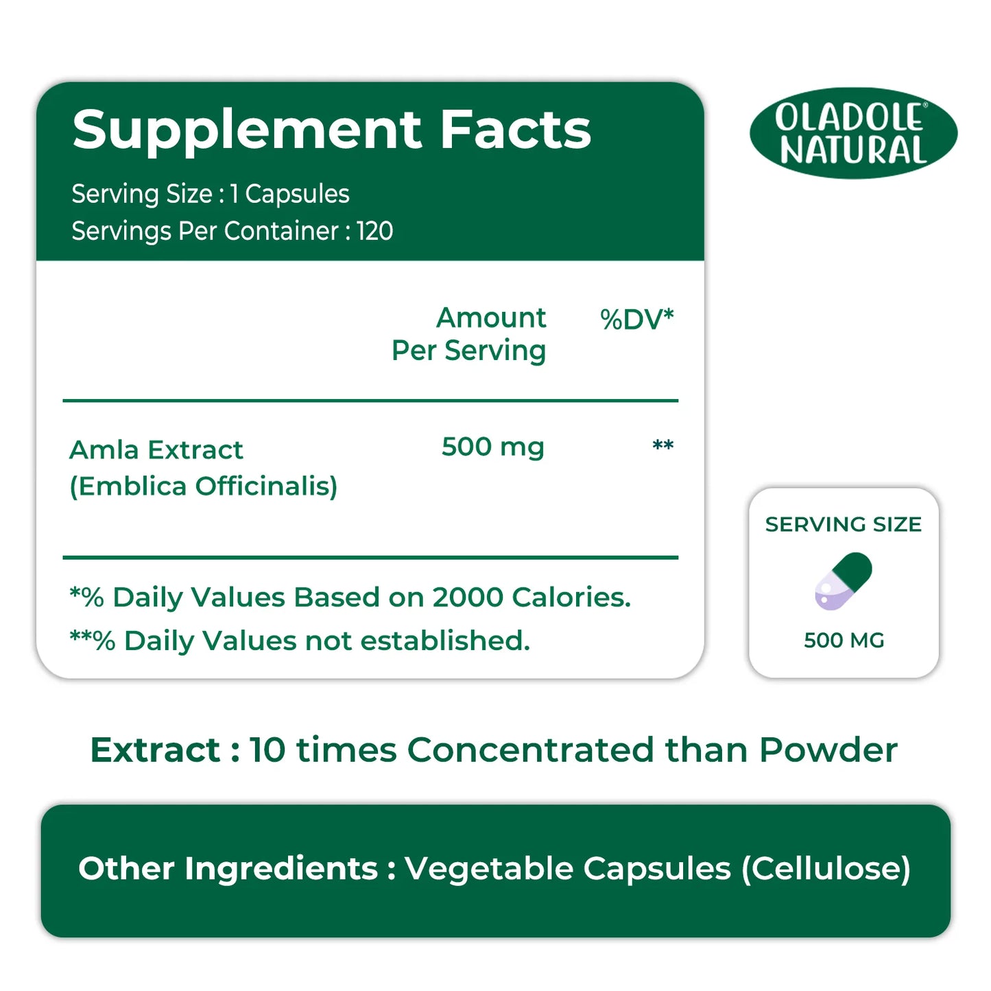Amla 500 mg 