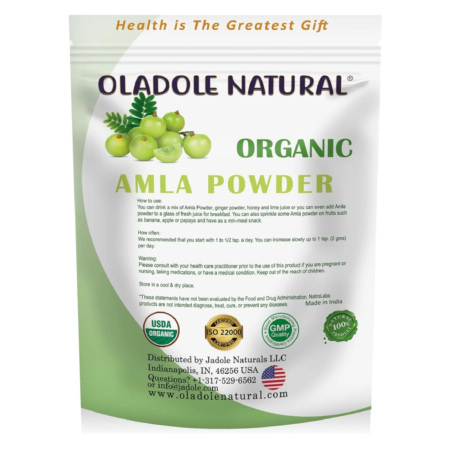 Organic Amla Powder 100 g 