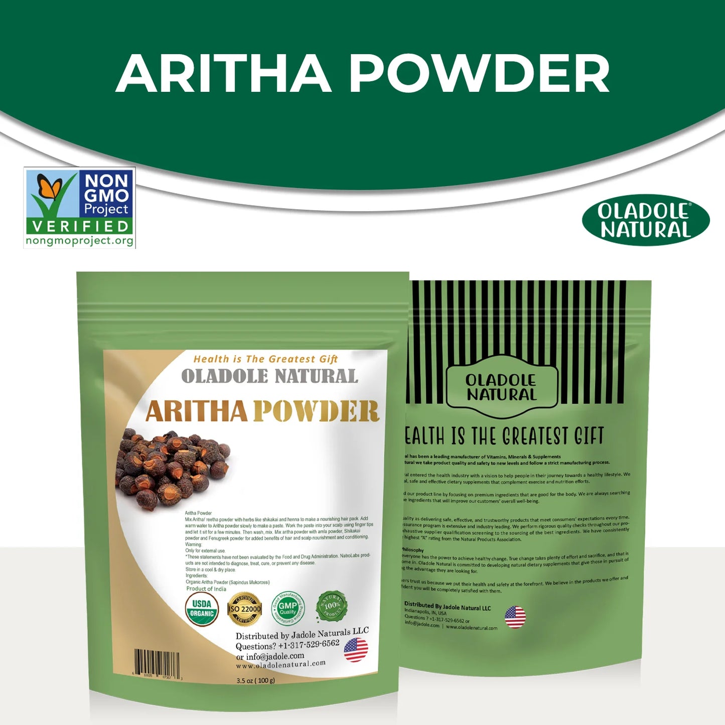 Aritha Powder 100% Organic 100 g