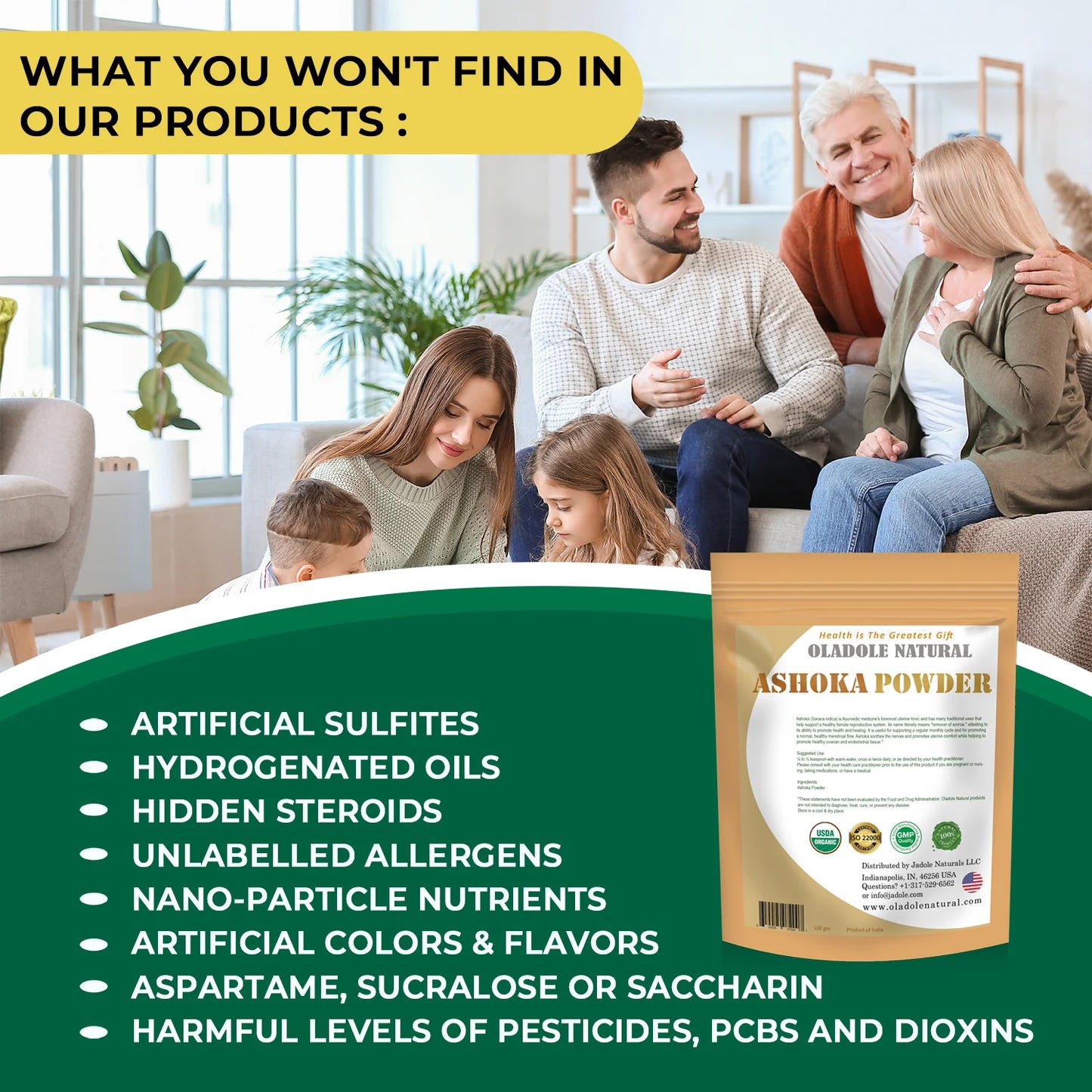 Organic Ashoka Powder 100 g