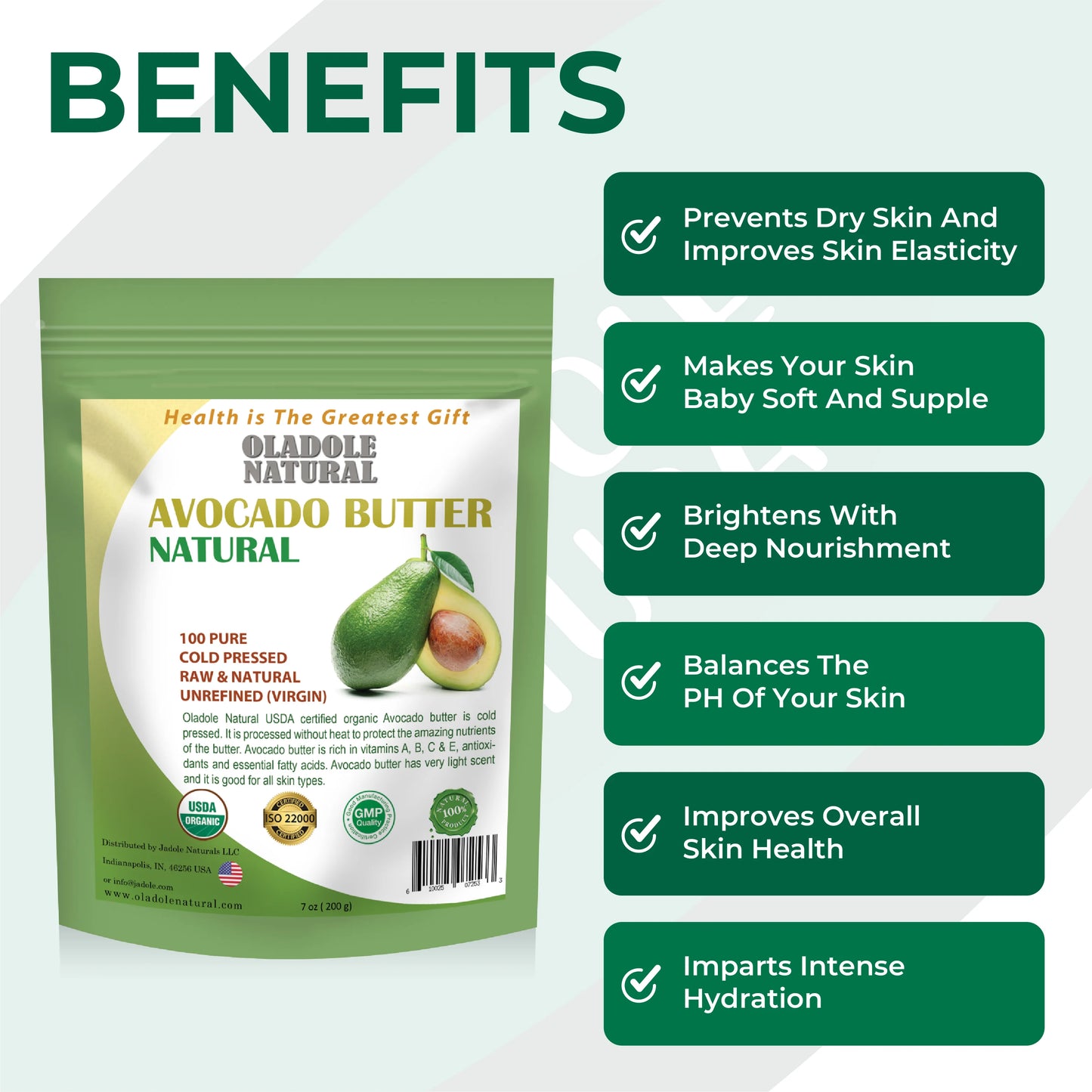 Organic Avocado Butter 200 g