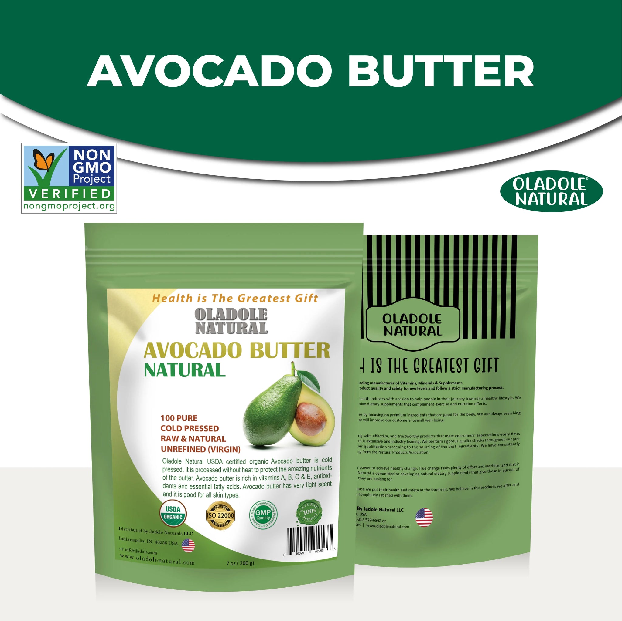 Organic Avocado Butter 200 g