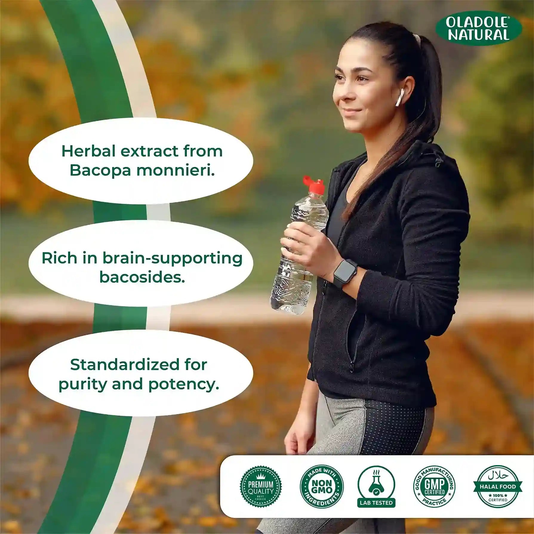 Bacopa Premium Nootropic Monnieri 1000 mg