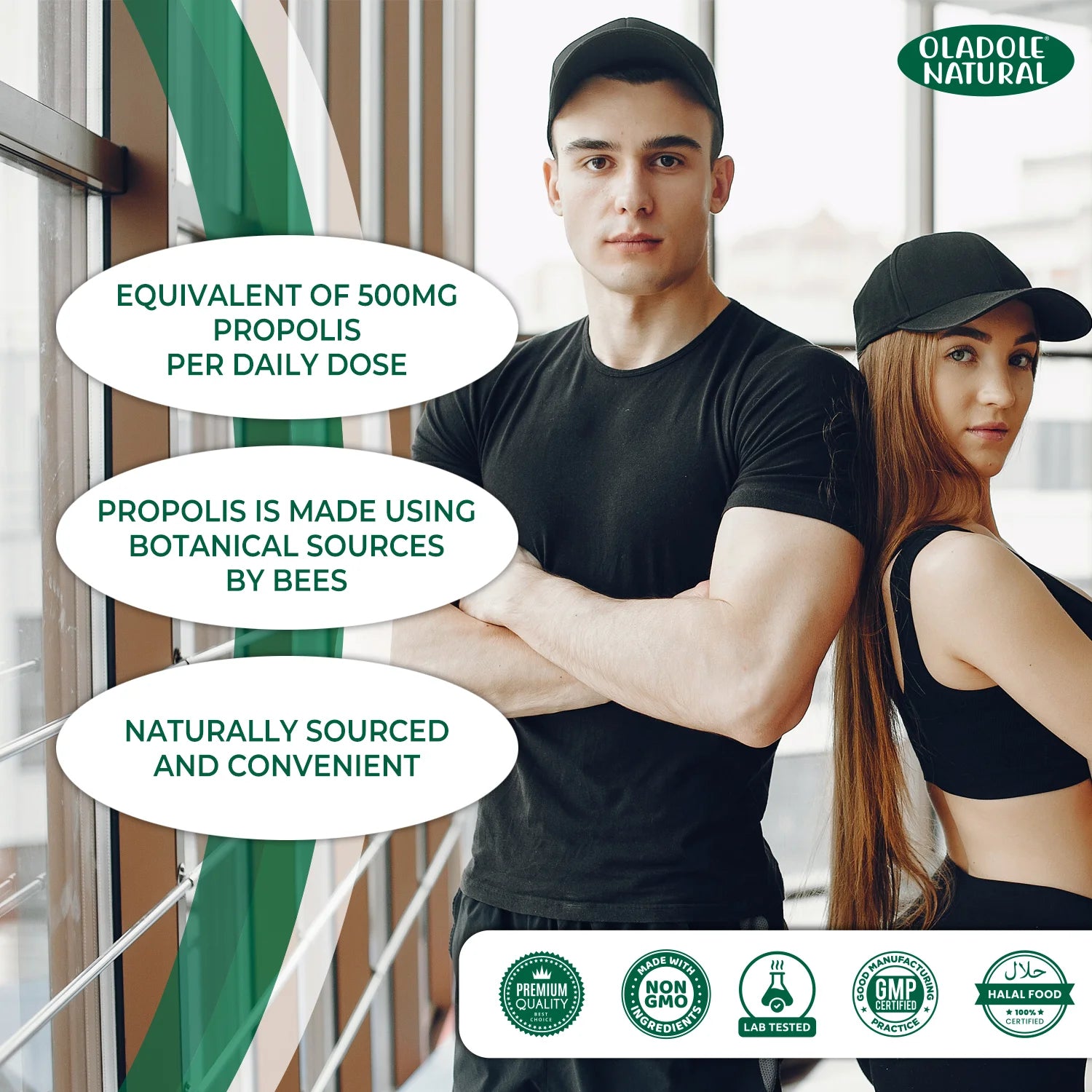 Bee Propolis 500 mg - 90 Capsules