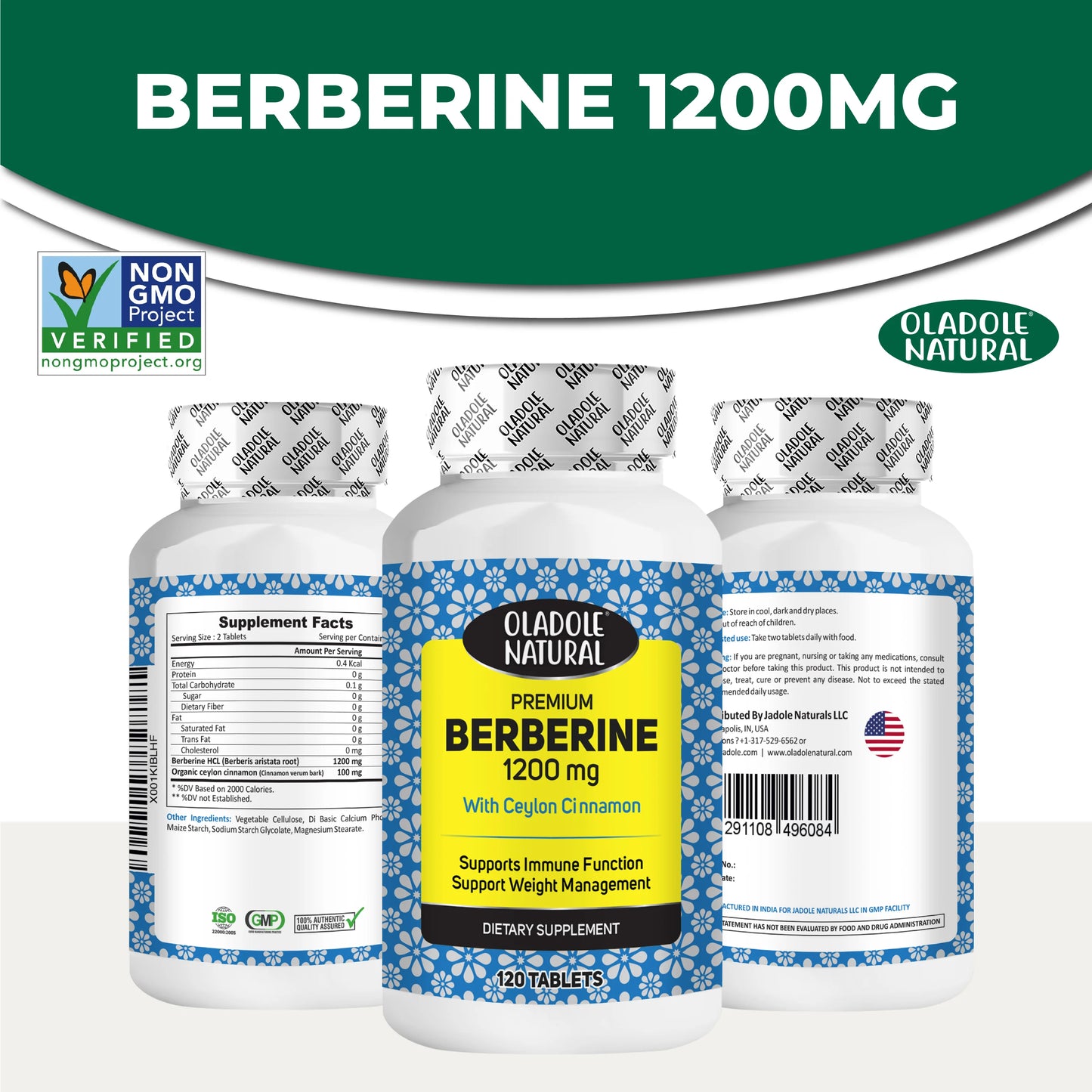 Berberine with Ceylon Cinnamon 1200 mg