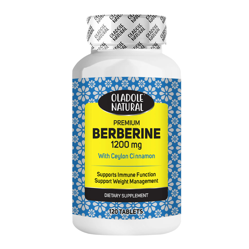 Oladole Natural Premium Berberine 1200 mg with Celyon Cinnamon