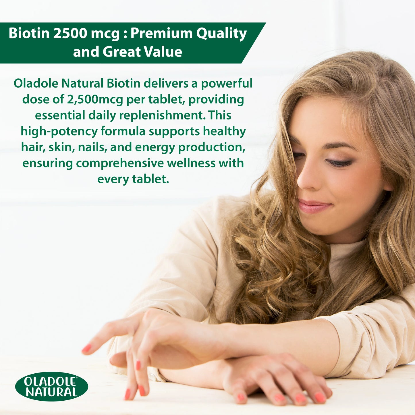 Biotin Hair Skin & Nails 2500 mcg 