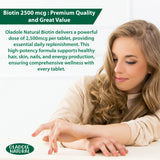 Biotin Hair Skin & Nails 2500 mcg 