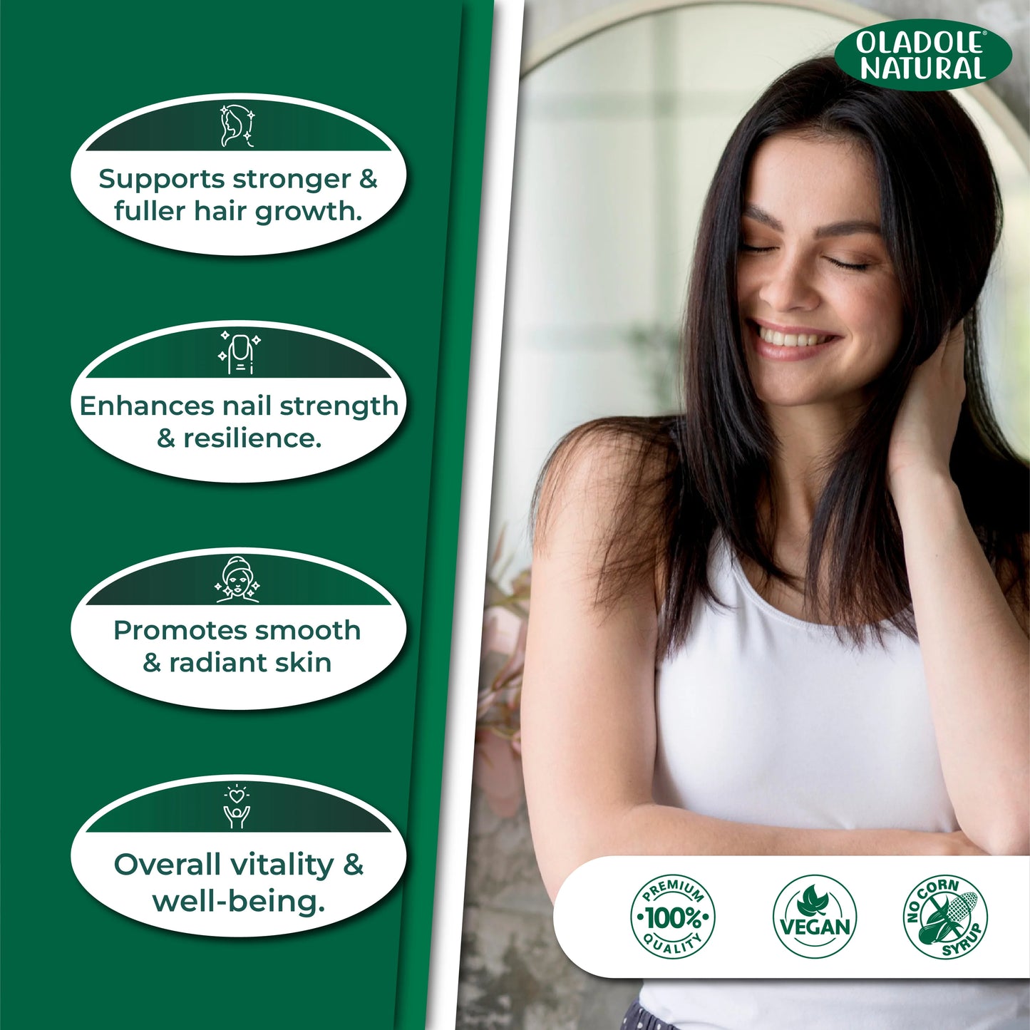 Biotin Hair Skin & Nails 2500 mcg 
