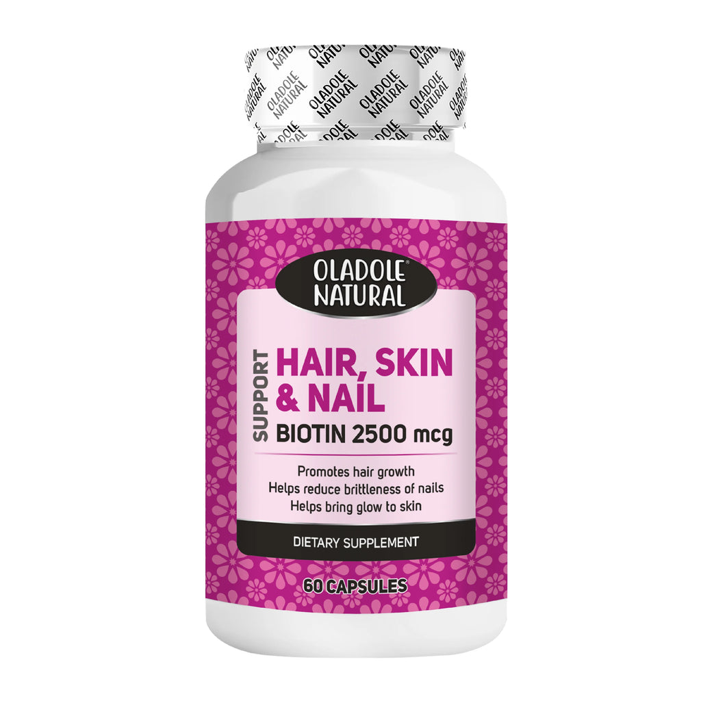 Biotin Hair Skin & Nails 2500mcg 60 Capsule