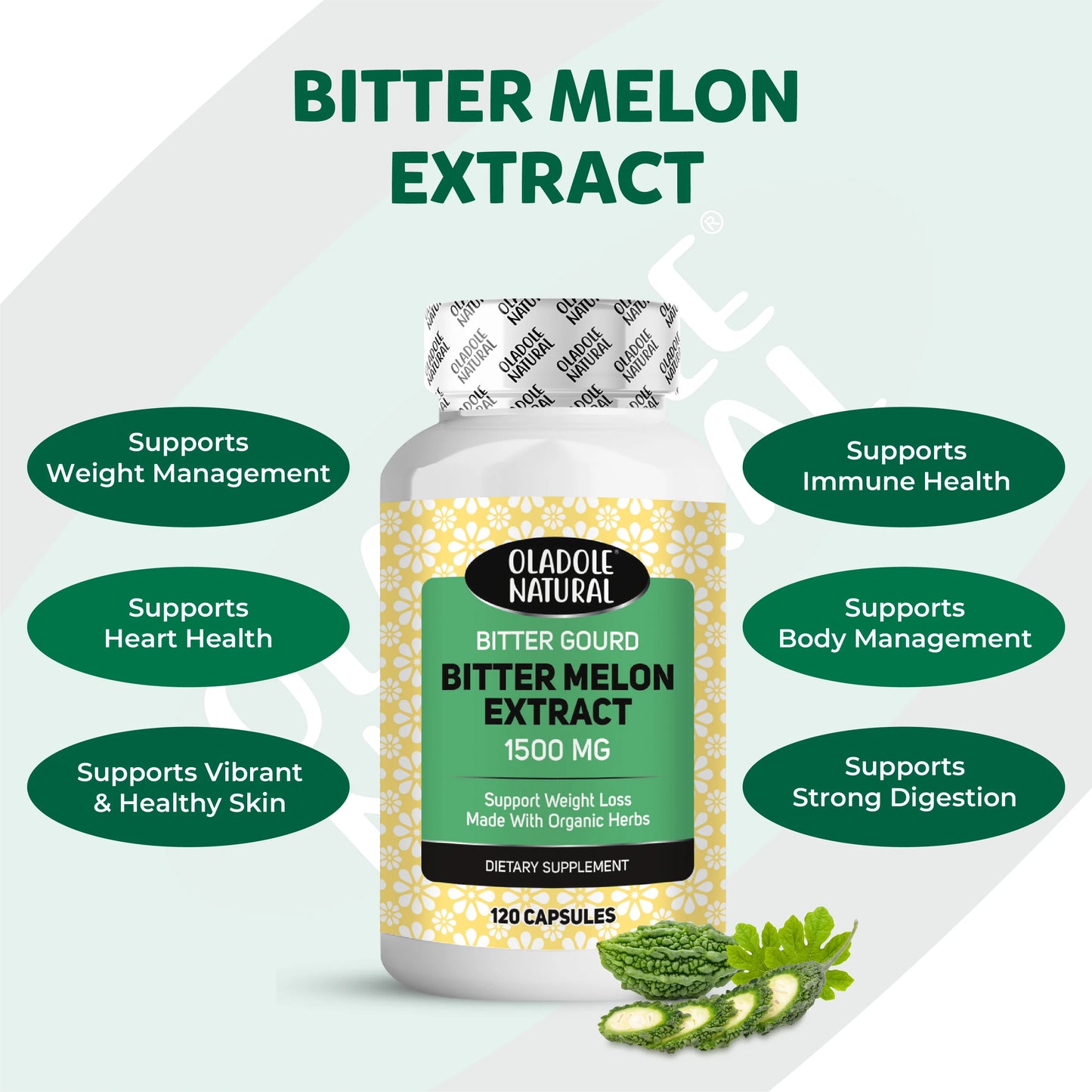 Bitter Gourd Bitter Melon 1500 mg