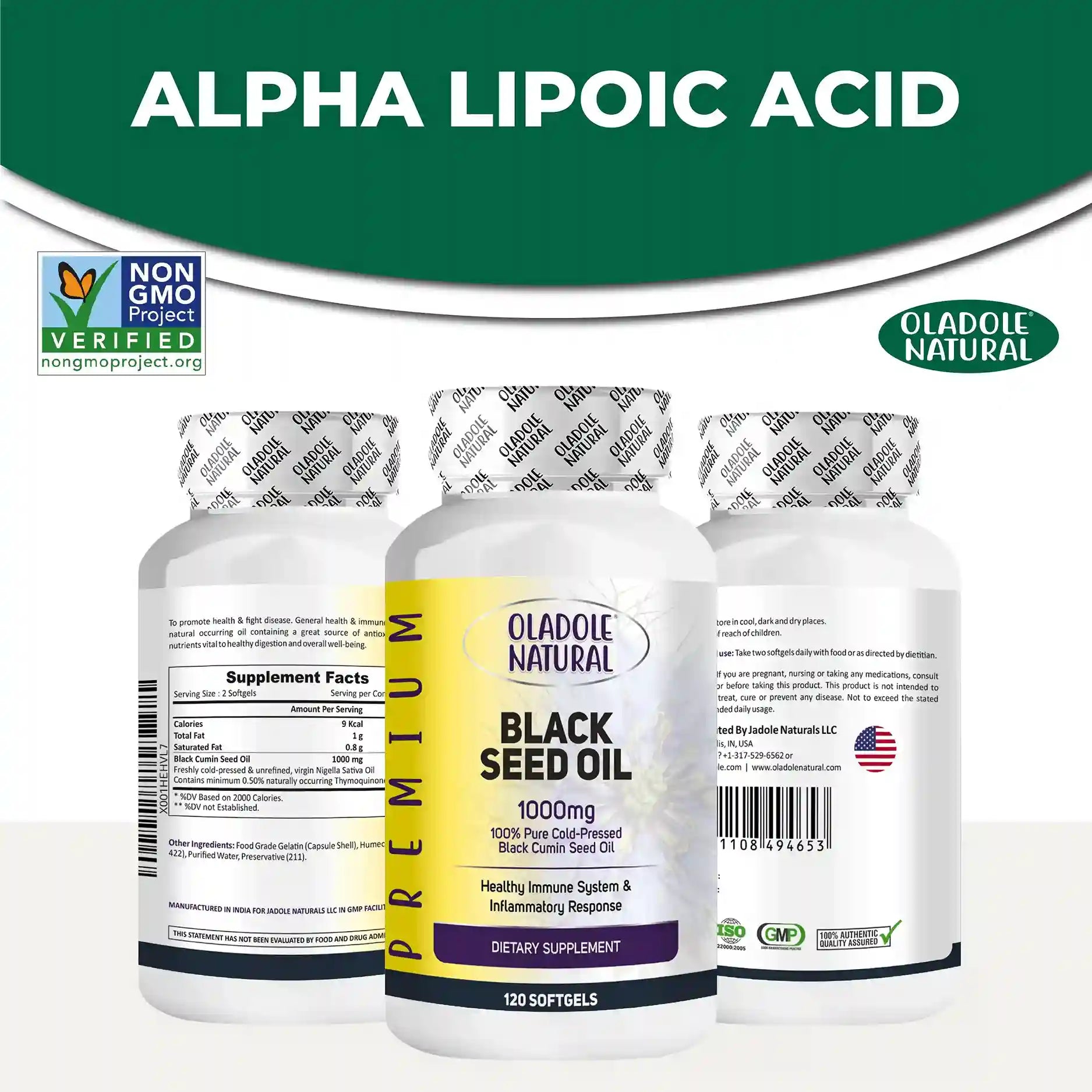 Black Seed Oil 1000 mg - 120 Softgel