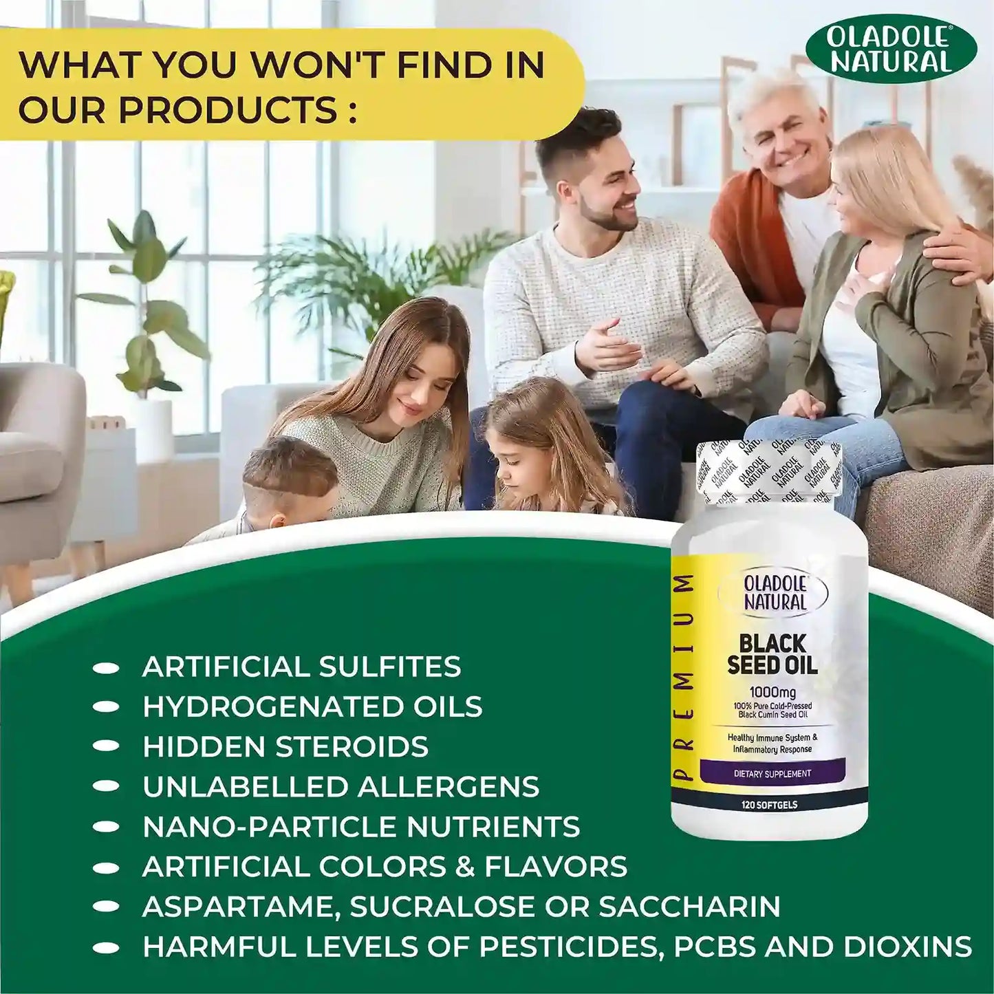 Black Seed Oil 1000 mg - 120 Softgel