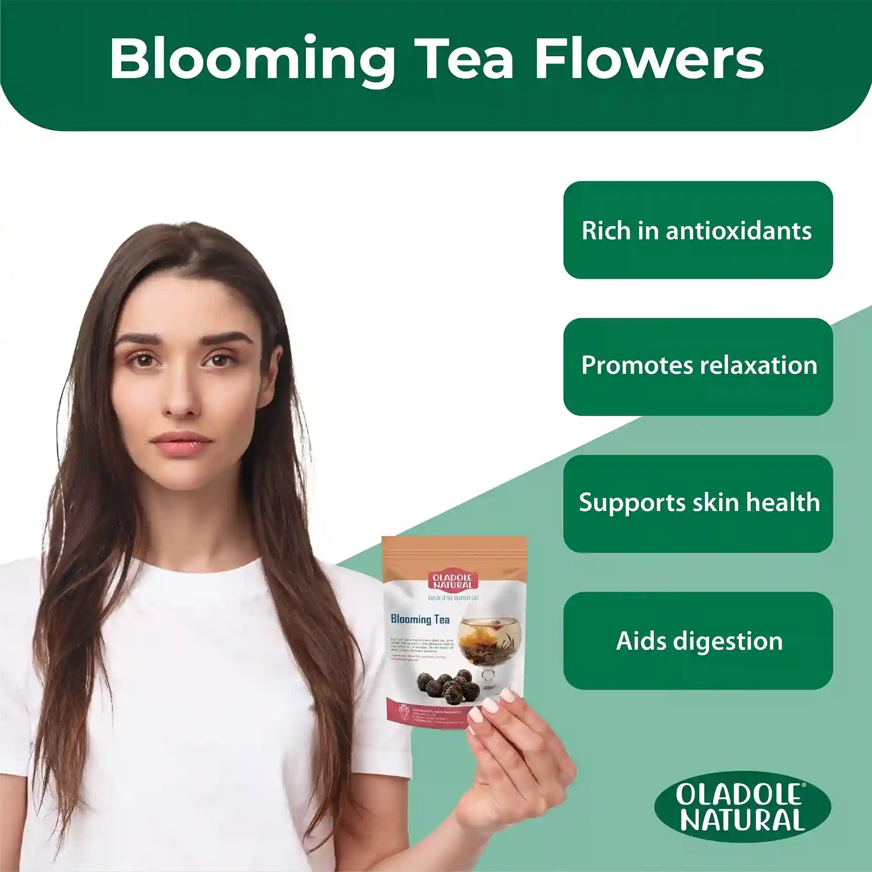 Blooming Tea Flowers 8 Pieces