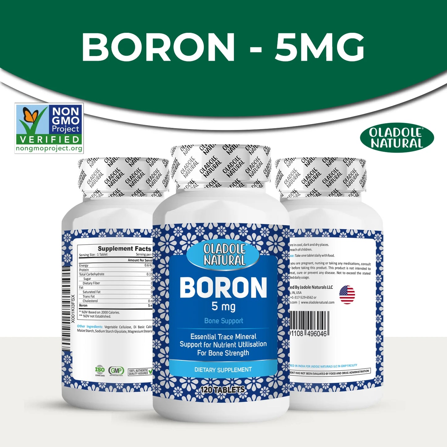 Boron Supplement 5 mg 