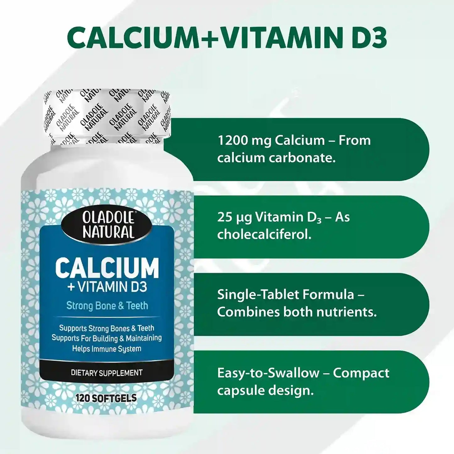 Calcium + Vitamin D3 Supplement 