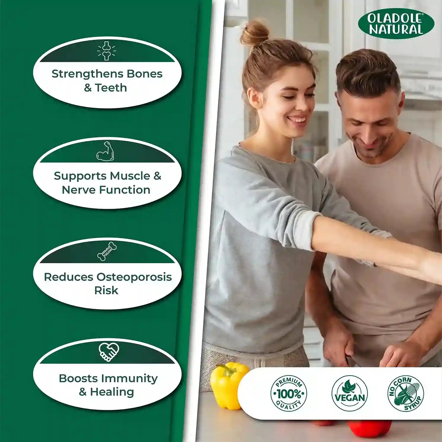 Calcium, Magnesium, Zinc & Vitamin D Supplement
