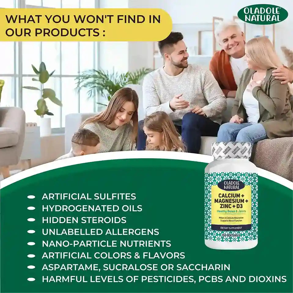 Calcium, Magnesium, Zinc & Vitamin D Supplement
