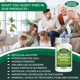 Organic Chlorella 3000 mg